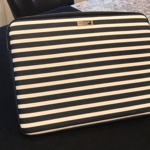 Brand new Kate Spade New York stripe Computer case